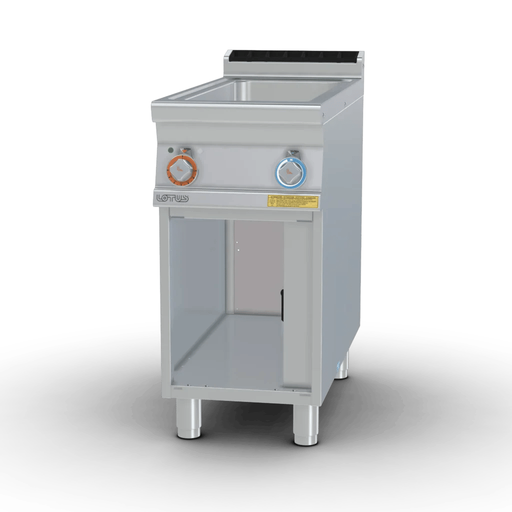 IPERLOTUS 90 Elektrisk Bain-Marie 2,85 KW GN 1/1 & 1/3 Åben Skab - BM-94EM
