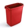 Beholder rød 60L plast u/låg