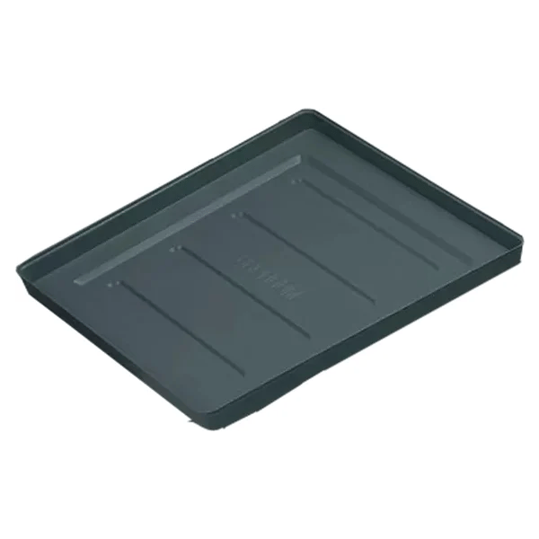 spildbakke plast 50x50cm grå