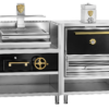Josper CVJ-PRO-76-1-1-M Combo med kulgrillovn og åben baskisk grill
