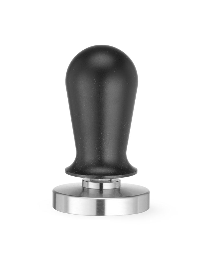 Justerbar kaffetamper i rustfrit stål og sort aluminium - Billede 6