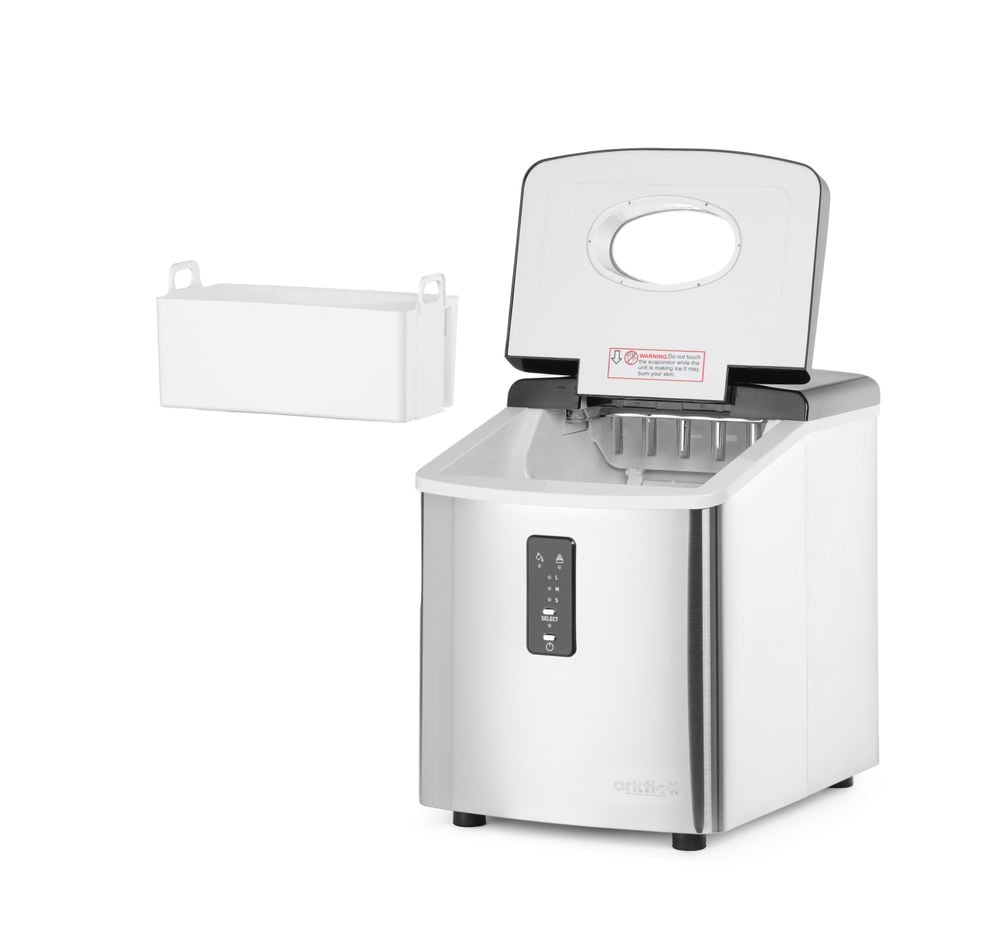 Ismaskine, Arktic, 230V/120W, 297x367x(H)378mm, Bordmodel i rustfrit stål - Billede 4