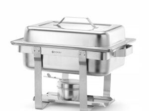 Chafing dish i rustfrit stål, 4,5 l, inkl. Brændstofholdere - Billede 4