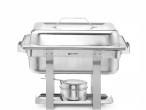 Chafing dish i rustfrit stål, 4,5 l, inkl. Brændstofholdere - Billede 3