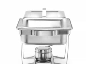 Chafing dish i rustfrit stål, 4,5 l, inkl. Brændstofholdere - Billede 6
