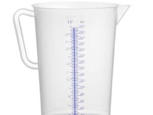 Målebæger i polypropylen, 3L, ø160x(H)240mm, med graduering, Hendi - Billede 4