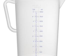 Målebæger i polypropylen, 5L, ø190x(H)270mm, med graduering, 1 stk. - Billede 3