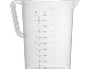Målebæger i polypropylen, 5L, ø190x(H)270mm, med graduering, 1 stk. - Billede 4