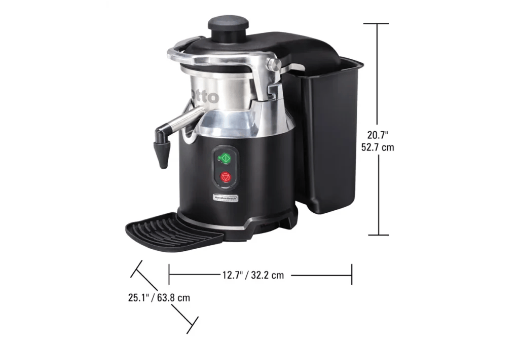 Hamilton Beach Commercial HJE960-CE OTTO centrifugaljuicer – produktbillede 3