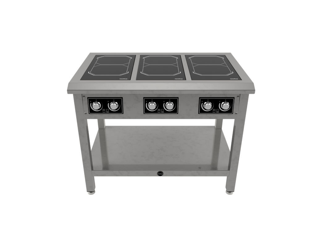 Norqi - SPIN kogebord 6 zoner 220x180