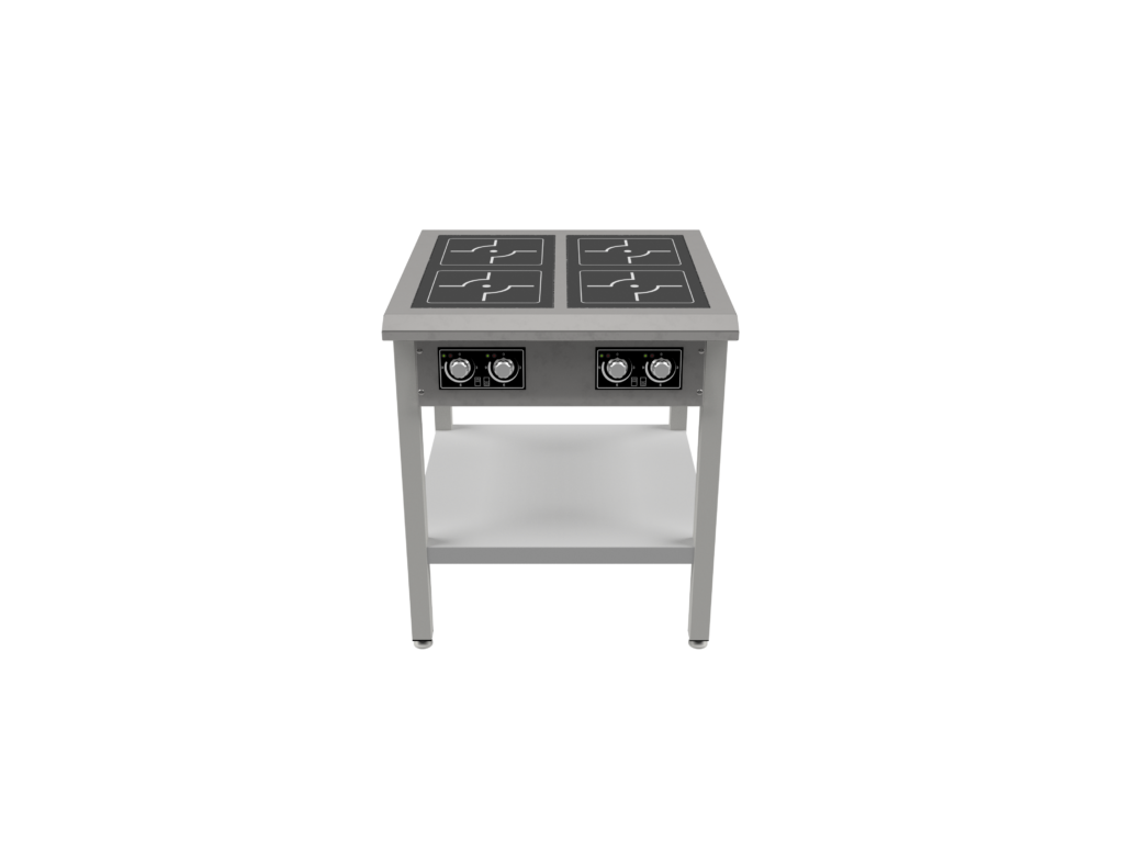 Norqi - PIN kogebord 4 zoner rund Ø270 5kW