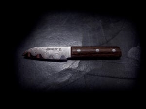 Josper urtekniv 11 cm i damaskusstål med skaft i bocotetræ
