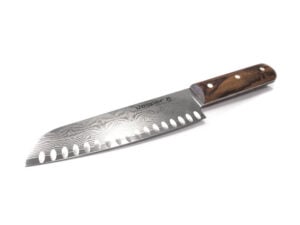 Josper Santoku-kniv 19 cm i damaskusstål med bocote-træskaft