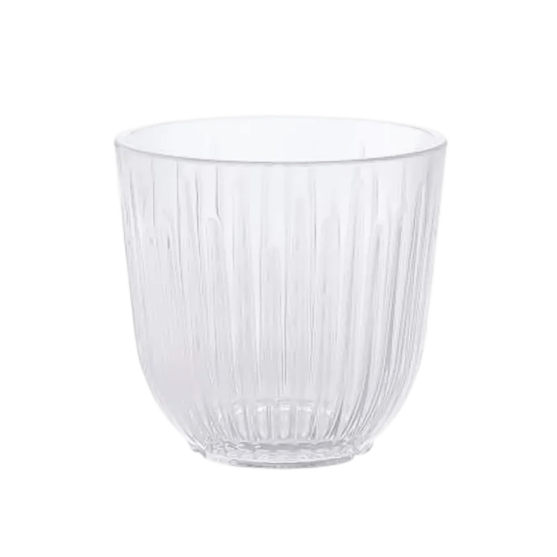 GlassFORever Nordic 32 cl - klart riflet brudsikkert plastglas