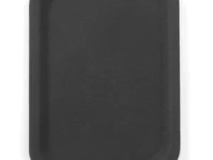 Sort, rektangulær polyester bakke, skridsikker, gn 1/1, 325x530mm. - Billede 2