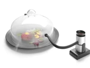 Røgklokke i glas med ventil, ø260x(h)174mm - perfekt til koldrøgning - Billede 5