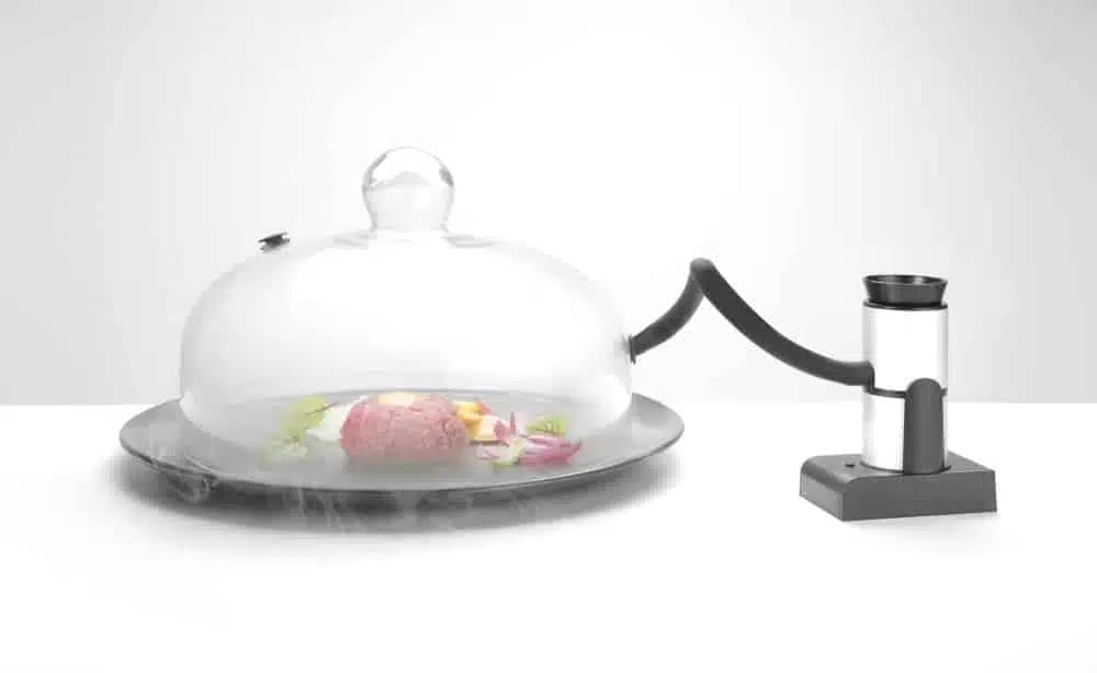 Røgklokke i glas med ventil, ø260x(h)174mm - perfekt til koldrøgning - Billede 3