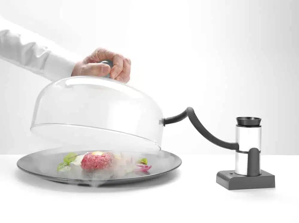 Røgklokke i glas med ventil, ø260x(h)174mm - perfekt til koldrøgning - Billede 4