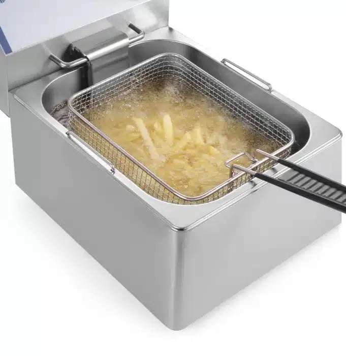 Frituregryde Kitchen Line - 4L, 230V/3000W, 217x380x(H)300mm, rustfrit stål, aftagelig oliebeholder - Billede 5