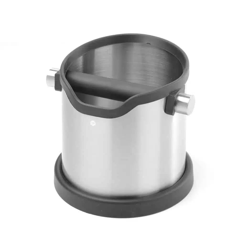 Rund kaffegrumsboks, 153x185x(h)165mm, passer til de fleste portafiltre - Billede 3