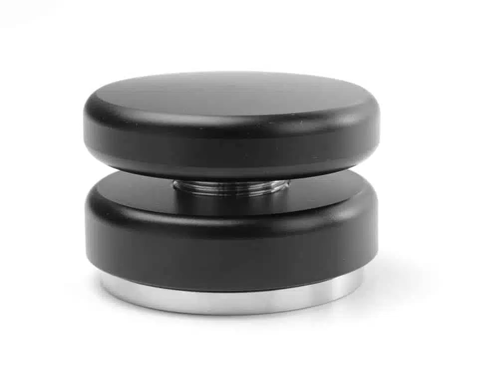 Justérbar kaffetamper, ø58x(h)35mm, silikone med plads til 2 portafiltre - Billede 4
