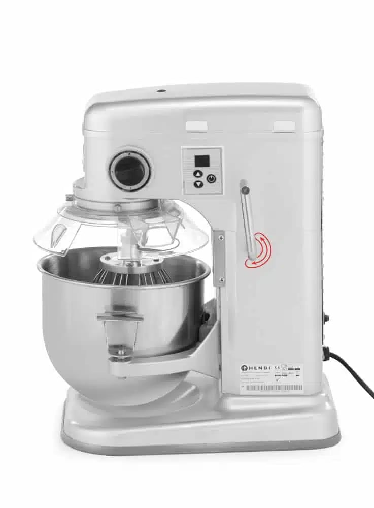 Professionel dejmixer, 7l, sølvfarvet, 650w - Billede 2