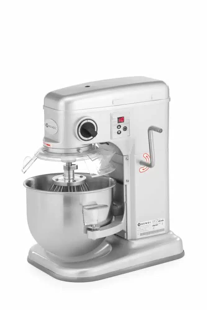 Professionel dejmixer, 7l, sølvfarvet, 650w - Billede 4