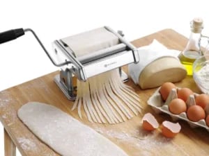 Pasta maskine, Profi Line, 382x440x(H)340mm, justerbar dejtykkelse, 3 ruller/skærere - Billede 6