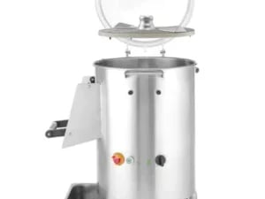 Professionel kartoffelskræller, 10 kg, 230v/750w, rustfrit stål - Billede 4