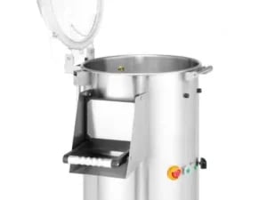 Professionel kartoffelskræller, 10 kg, 230v/750w, rustfrit stål - Billede 3