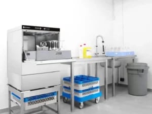 Opvaskemaskine 50x50 - elektronisk styring, 400V/6600W, 570x600x(H)830mm. - Billede 5
