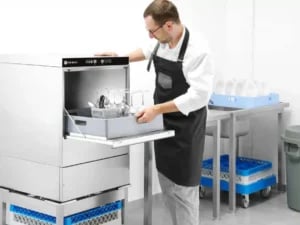 Opvaskemaskine 50x50 - elektronisk styring, 400V/6600W, 570x600x(H)830mm. - Billede 4