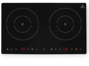 Kraftfuld dobbelt induktionskogeplade, 3500w, touch kontrol - Billede 2
