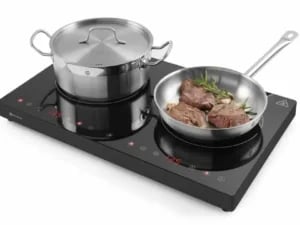 Kraftfuld dobbelt induktionskogeplade, 3500w, touch kontrol - Billede 4