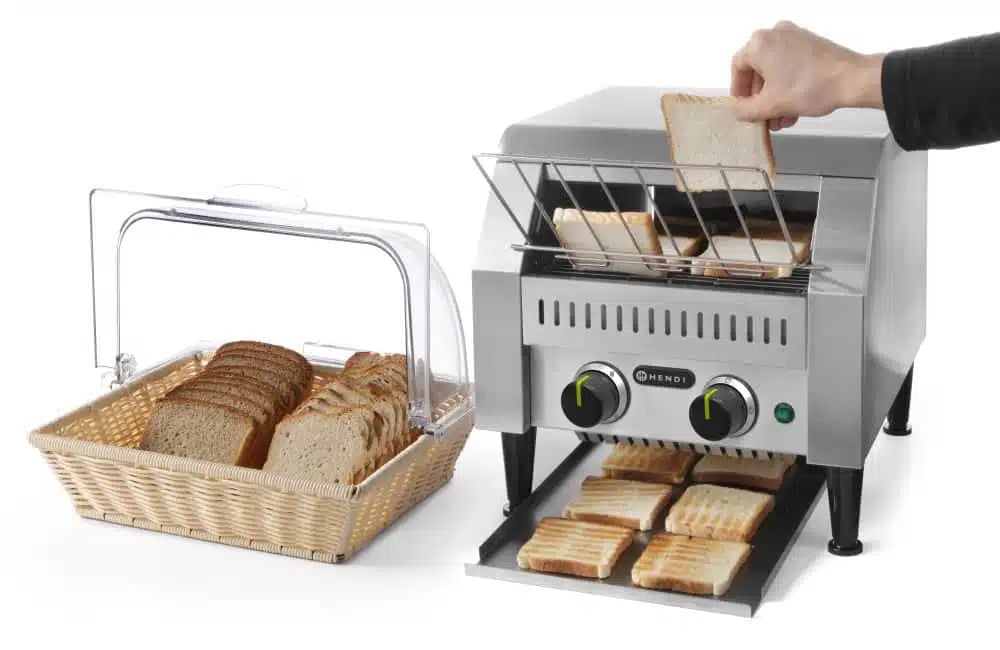 Dobbelt ristertoaster, 2240w, justerbar tid - Billede 2