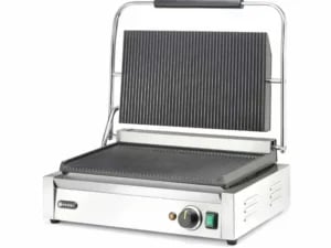 Xl panini kontaktgrill, 2700w, 230v, ribbet grillflade - Billede 4