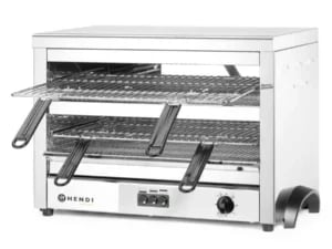 Quartz Salamander MAXI GN 1/1, 400V/4500W, 685x396x(H)452mm, med 9 varmelegemer, stålbeskyttelse og rustfrit stålhus - Billede 3