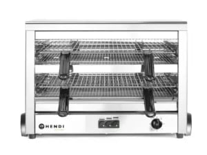 Quartz Salamander MAXI GN 1/1, 400V/4500W, 685x396x(H)452mm, med 9 varmelegemer, stålbeskyttelse og rustfrit stålhus
