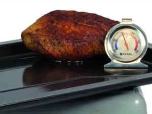 Ovn Termometer, 60x40x(H)70mm, Måleområde: +50 til +300°C, Rustfrit Stål, stk - Billede 2