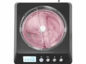 Is-maskine, 230V/180W, 272x315x(H)362mm, ideel til is, sorbet og frossen yoghurt. 2L rustfrit stål beholder. - Billede 5