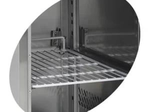 SA910BT Professionel Saladette Fryser i Rustfrit Stål, 230 Liter - Billede 2