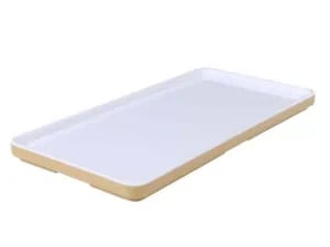 Cube Champagne låg/bakke(4) 21 x 10,5 x H1,4 cm. - Billede 2