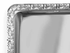 Banketbakke GN 1/1 med dekorativ kant, 530x325mm, rustfrit stål - Billede 2