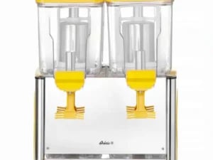 Saftdispenser 2x12L, 24L, 230V/370W, 430x430x(H)640mm, med temperaturkontrol