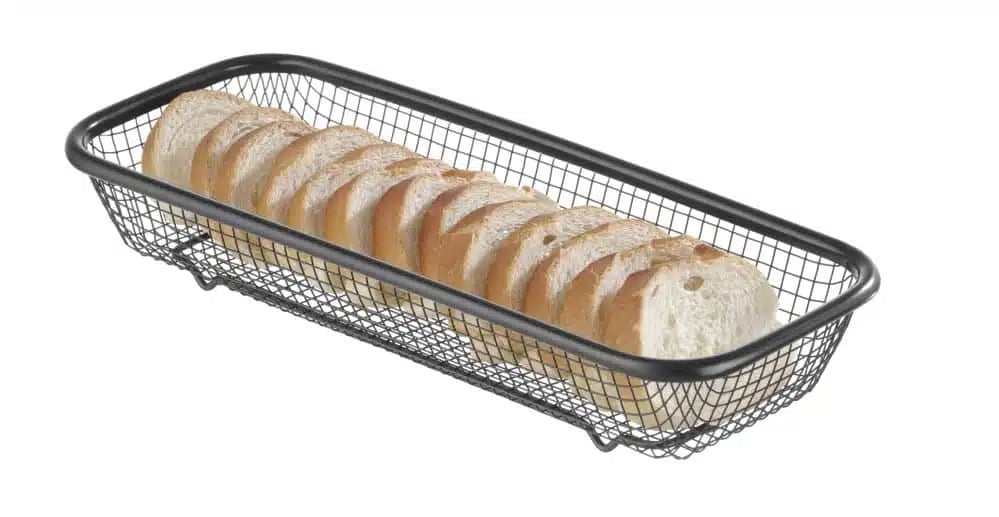 Sort serveringskurv, 310x125x55mm - Billede 3