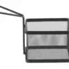 Miniature friturekurv i mat sort, 100x80x75mm