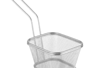 Sorte, stabelbare mini-friturekurve, 130x115x80mm, mat finish - Billede 2