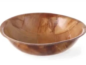 Rundt pita brød kurv, ø150x(h)38mm med hælde-låg