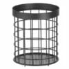 Sort bestikkurv, ø120x(h)150mm, mat finish