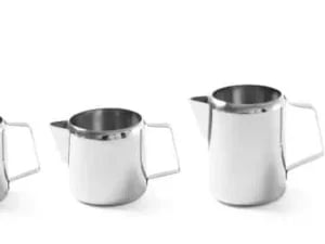 Rustfrit stål mælkekande, 0,35l - holder varmen, nem at hælde fra - Billede 2